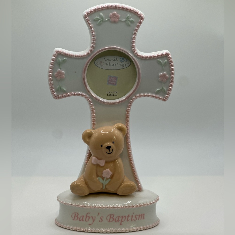 Russ Baby- Baby Baptism picture cross